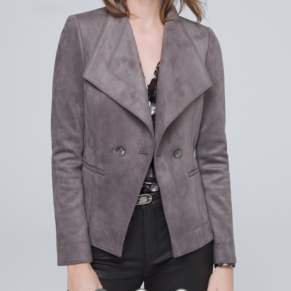 NWOT - WHBM - Perfect for spring! 🌸 Ultra-suede jacket!